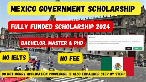 Mexico Government Scholarship Fully Funded Bs Ms Phd Postdoc