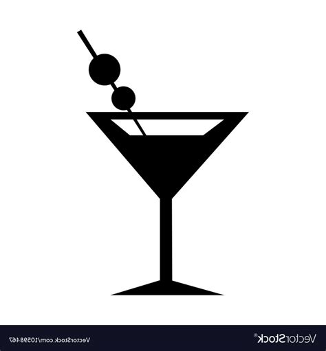 Martini Glass Vector at GetDrawings | Free download