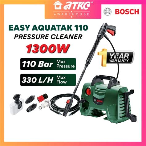 Bosch Easy Aquatak 110 High Pressure Cleaner Water Jet 110 Bar 1300w