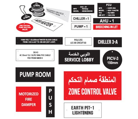 Engraved PVC Labels,Custom sizes as per your requirement,Option to Attach your Sample File ...