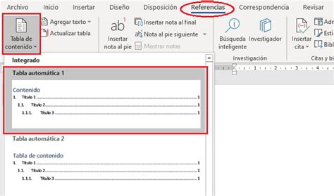 C Mo Crear Un Ndice Autom Tico En Word Ccm