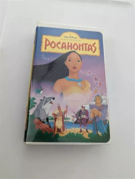 DISNEYS POCAHONTAS VHS Video Tape Masterpiece Collection VCR Clamshell