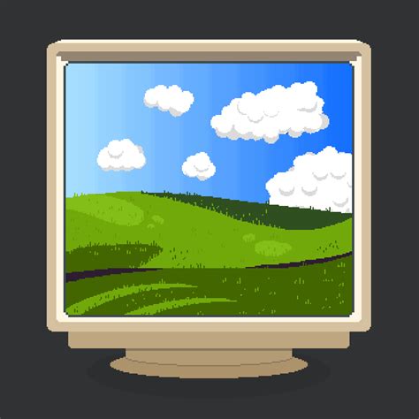 Pixilart Windows Xp Bliss By Curry Boy