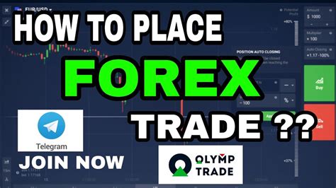 How To Place Forex Trade With Olymp Trade Youtube