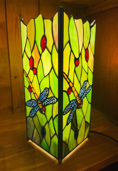 Dragonfly Stained Glass Lamp Time Pieces Roscommon Ireland