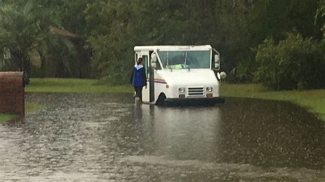 List Flooding Impacts Several Roads In Escambia County Wear