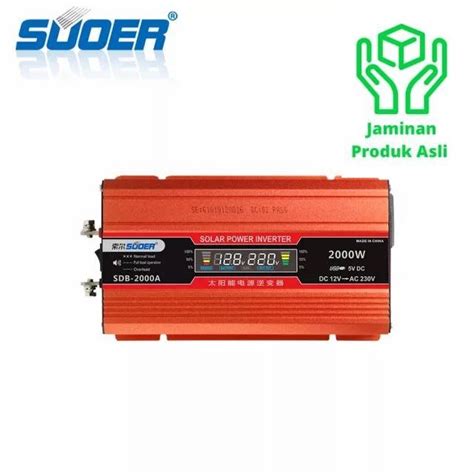 Jual Suoer Power Inverter SDB 2000A 12V 2000W 12 Volt 2000 Watt