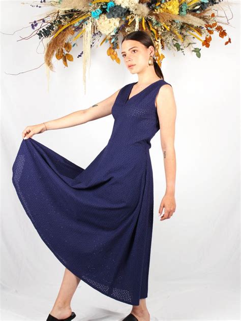 Robe Droite Bleu Marine Chic Fabriqu E En France Atode