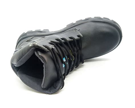 Bota Segurança Couro Preto Marluvas 70B29 CPAP Bico Composite palmilha