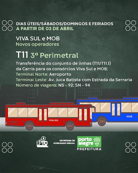 Porto Alegre On Twitter Rt Eptc Poa A Partir De Segunda Feira As