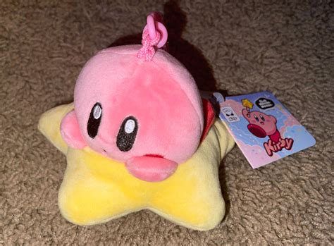 Nintendo Warp Star Kirby Plush Mini Clip On Club Mocchi Video Game