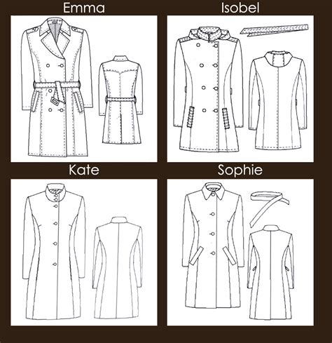 Womens Coat Patterns Bookster Tailoring