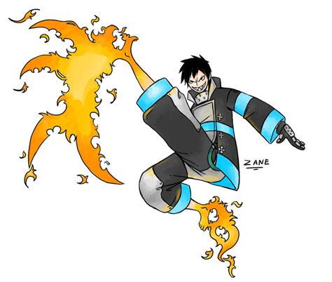 Fire Force Shinra By Zane Men On Deviantart