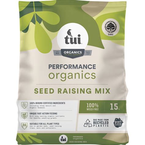 Tui Organic Seed Raising Mix Potting And Seed Mixes Mitre 10™