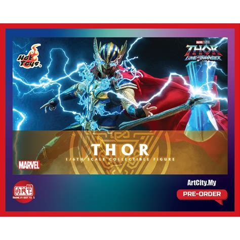 Hot Toys Thor Love And Thunder Thor 1 6th Scale MMS655 MMS656 Shopee Malaysia
