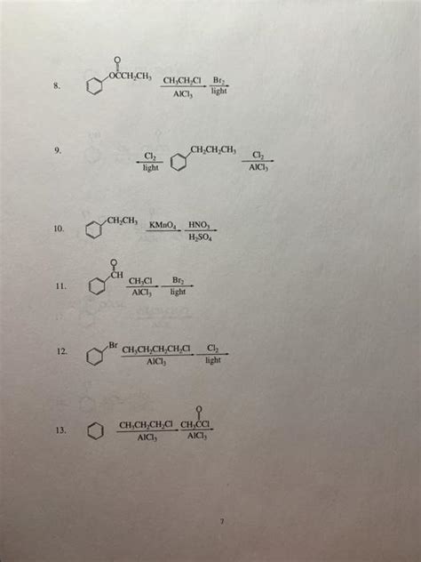 Solved OCCH CH 8 CH CHCI BE AICI Light 9 CH CH CH CI Chegg