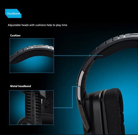 Logitech G633 Artemis Spectrum Gaming Headphones Headset Black