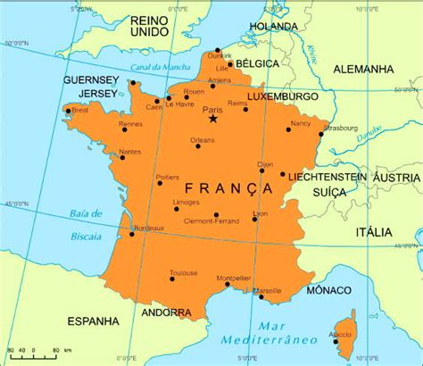 Paises Perto Da França - Tudo sobre a França: bandeira, hino, cultura e economia - Toda Matéria