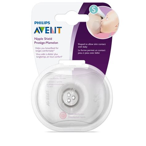 Philips Avent Nipple Shields Small 15mm 2 Pack Breast Pads Breast