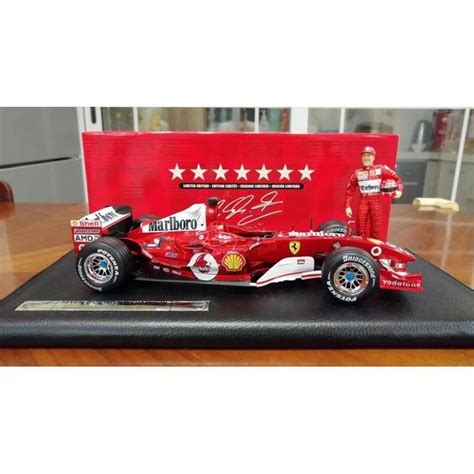 Hot Wheels Ferrari F Michael Schumacher Seven Time World Champion Formula Redchrome