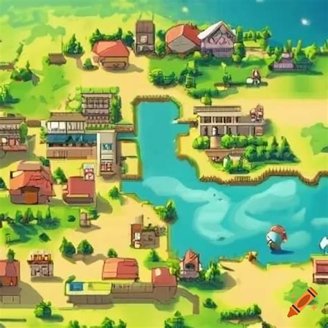 Pokemon Game Map Based In Slovakia On Craiyon