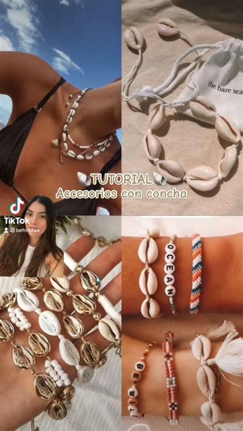 Tutorial Para Hacer Accesorios Con Conchas Hacer Pulseras Bisuteria