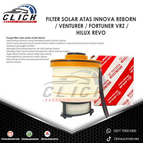 Jual Filter Solar Atas Innova Innova Reborn Venturer Fortuner Vrz