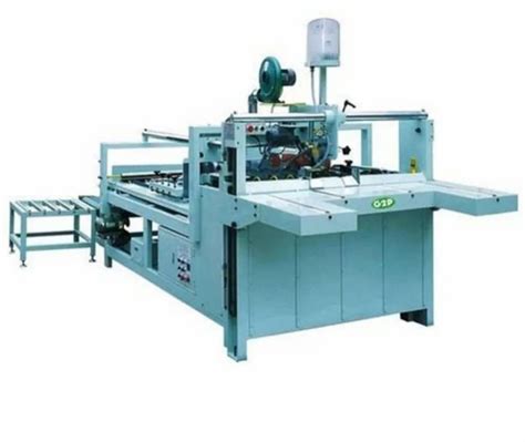 Semi Automatic Folder Gluer Machine For Pasting Corrugated Boxes