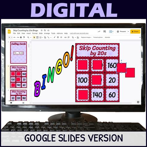 Skip Counting By 20s Activity Bingo Game Made By Teachers