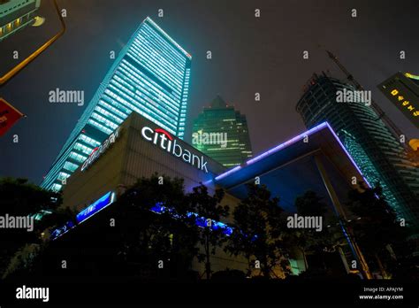 Pudong at night Shanghai Stock Photo - Alamy