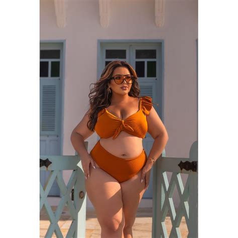 Biquini Plus Size Cintura Alta Bojo Babadinho Shopee Brasil