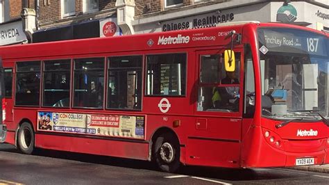 ADL Enviro200 Metroline London DE1658 YX09AEK Route 187 Finchley Road