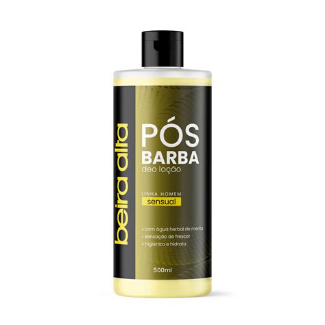 Loção Pós Barba Sensual 120ml 500ml Beira Alta