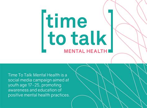 Time To Talk Mental Health Social Media Campaign On Behance