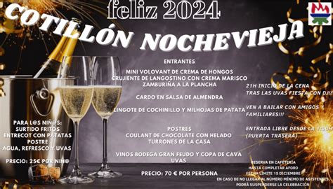 Ya Puedes Reservar Tu Mesa Para La Cena Y El Cotill N De Nochevieja