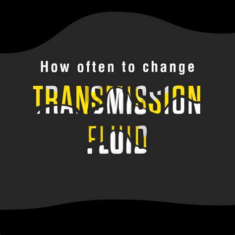 How Often To Change Transmission Fluid? – BG Products, Inc.