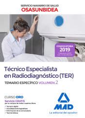 TECNICO ESPECIALISTA EN RADIODIAGNOSTICO TER DEL SERVICIO NAVARRO DE