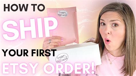 Etsy Shipping Tutorial 2021 Step By Step How I Process And Package Etsy Orders From Home Youtube