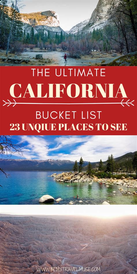 The Ultimate California Bucket List 29 Places To See Artofit