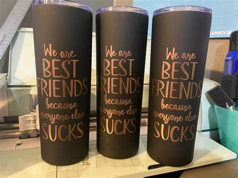 Best Friend Tumblers Customized Tumbler Best Friend T Etsy