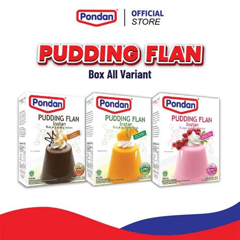 Jual Pondan Pudding Flan Box G Shopee Indonesia