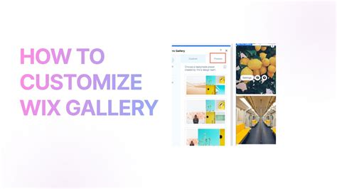 WIX TUTORIAL How To Add Gallery Wix And Customize Gallery Wix