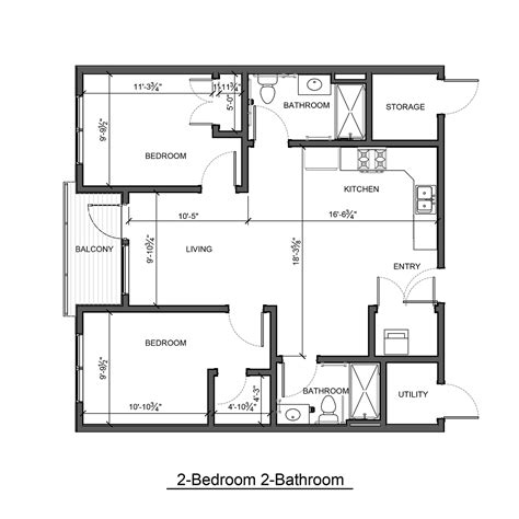 Floor Plans With Dimensions