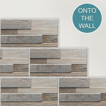 Self Adhesive Wall Tiles For Kitchens And Bathrooms RUSTIC OAK 8 X