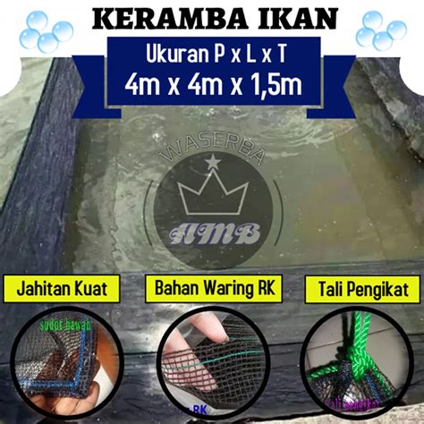 Jual Keramba Ikan Hapa Jaring Apung Ukuran M X M X M Shopee