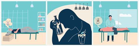 Alcoholism Treatment Square Compositions 28572949 Vector Art At Vecteezy