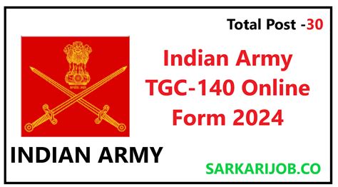 Indian Army Tgc Online Form Apply Archives Sarkari Job