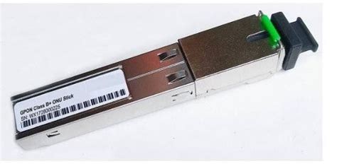 SFP GPON ONU STICK GPON Transceiver TX 1 25G RX 2 5G 20KM Tx1310nm