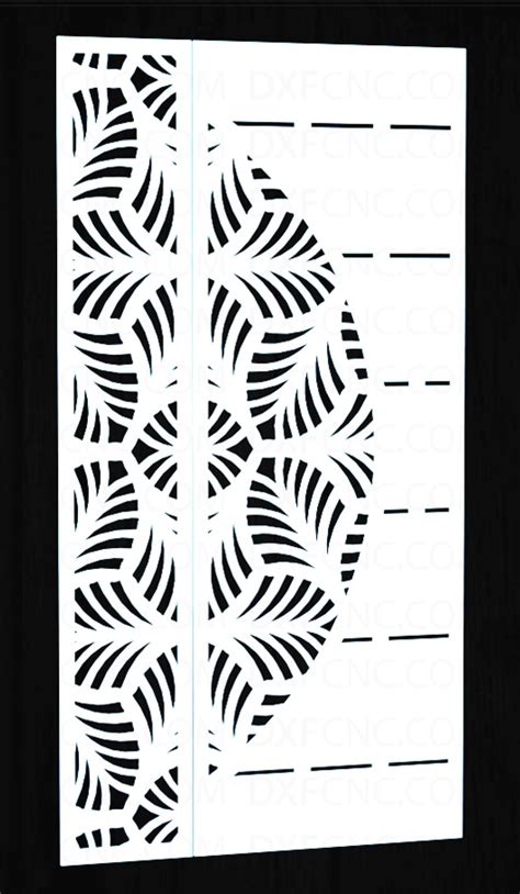 Designing Door Tree Leaves Free DXF File For CNC Machines