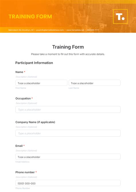 Free On The Job Training Form Template Edit Online And Download